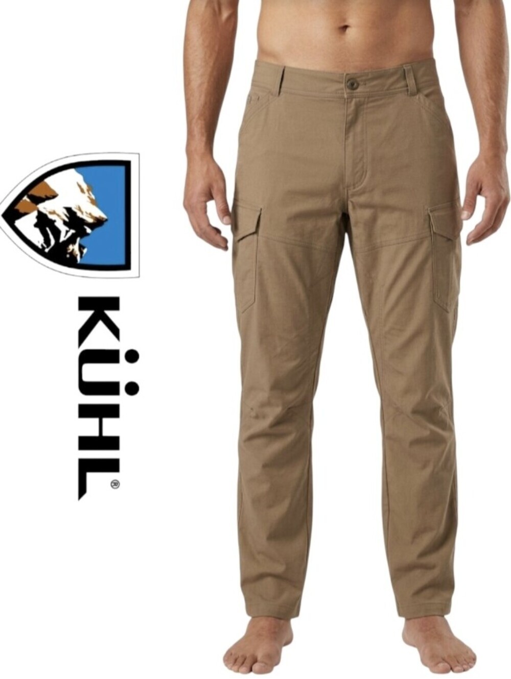 Kuhl Silencr Kargo Pants Mens 40x32 Ripstop Fabric Full Length Adjustable Hem